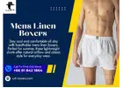 Premium Comfort & Style with Men’s Linen Boxers
