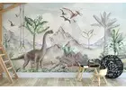 Cool Dinosaur Wallpaper for Trendy Spaces