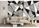 Stunning Accent Walls Using Geometric Wall Paper