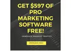Download professional marketing software for free, worth $597.