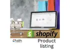 Seamless & Error-Free Shopify Bulk Product Upload Services