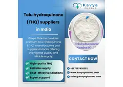 Tolu hydroquinone (THQ) manufacturers and suppliers in India Tolu hydroquinone (THQ) manufacturers and suppliers in India