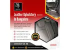Leather Upholstery In Bangalore | Artificial Leather Car Seat Cover