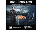 Special Combo Offer: Bike Jackets for Men + Gloves Set!