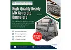 High-Quality Ready Mix Concrete Bangalore | Reinvent RMC