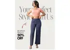 Buy Women Slim Fit Trousers Online