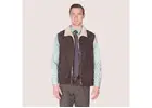 Order Stylish Shearling Vests for Mens for Cold Weather