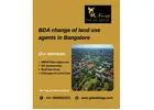 BDA change of land use agents in Bangalore