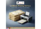 Certificate Printing Services in Bangalore