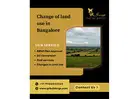 Change of land use in Bangalore