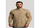 Durable FR Shirts for Men | Workplace Flame Protection | Nkesafetyapparel.com