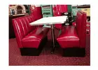 Bars and Booths offers Diner tables and chair sets for sale in real metal banding