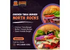 Best Chicken Tikka Burger North Rocks | Bollywood Burgers