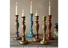 Hand-Painted Candle Sticks | Dalitgoods