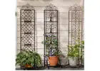 Strong Metal Garden Trellis for Vertical Plant Support