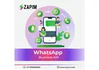 WhatsApp Business API- Grow Your Brand Fast with Zapim!