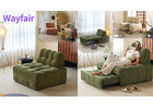 George Oliver Convertible Sleeper Chair – Wayfair Modern Chenille Sofa Bed