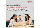 Become a Certified Mutual Fund Distributor | Join Prudent Corporate MFD Program -