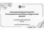 Unternehmensberater Kassel für Prozessoptimierung: Effizienz steigern leicht gemacht