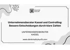 Unternehmensberater Kassel und Controlling: Bessere Entscheidungen durch klare Zahlen