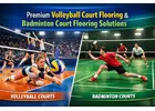Premium Volleyball Court Flooring & Badminton Court Flooring Solutions