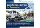 Boom Pumping Services In Bangalore | Reinvent RMC