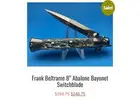 Buy handmade Frank Beltrame knives with mounted dual-finger or floating guards