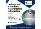 Underground water tank waterproofing in Bangalore