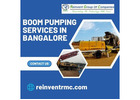 Reinvent RMC | Boom Pumping Services In Bangalore