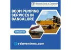 Reinvent RMC | Boom Pumping Services In Bangalore