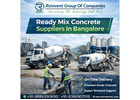 Ready Mix Concrete Suppliers in Bangalore – Reinvent RMC