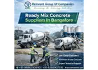 Ready Mix Concrete Suppliers in Bangalore – Reinvent RMC
