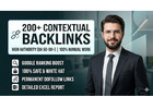 build 200 high DA contextual backlinks for SEO ranking