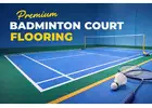 Premium badminton court flooring