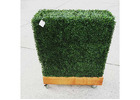 Dense Artificial Plant Hedge for Instant Green Privacy