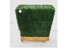 Dense Artificial Plant Hedge for Instant Green Privacy