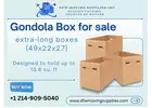 Gondola Box for Moving in Farmers Branch, TX – Buy Extra Long Boxes Now