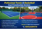 Professional Tennis & Basketball Court Construction Services