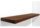 Long Floating Wall Shelf Luminary Mahogany Majesty Soars