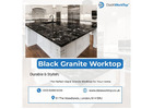 Black Granite Effect Worktop | +44 020 83685555 | DialAWorkTop