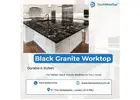 Black Granite Effect Worktop | +44 020 83685555 | DialAWorkTop