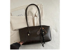 Large Capacity Pendant Tote Bag - Retro Korean Fashion Handbag