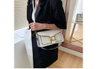 Double-Strap Small Square Crossbody Bag — Chic Underarm Purse for Women