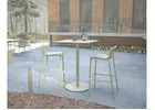 Modern Roku High Bar Table Outdoor Latte for Stylish Spaces
