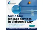 Sump tank leakage services in Electronic City