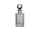 Whiskey Decanter and Glasses | Classic Crystal Set