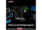 Access PCs remotely and mitigating time using the KVM over IP software 