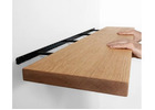Large Wall Shelf Grandeur in Oak for Modern Spaces