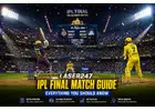 Laser247 IPL Final Match Guide - Everything You Should Know