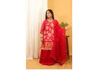 Beautiful Georgette Sharara Sets Latest Party Wear Rangeet LLC